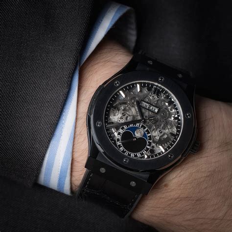 hublot moonphase black magic|Classic Fusion Aerofusion Moonphase Black Magic 42 mm .